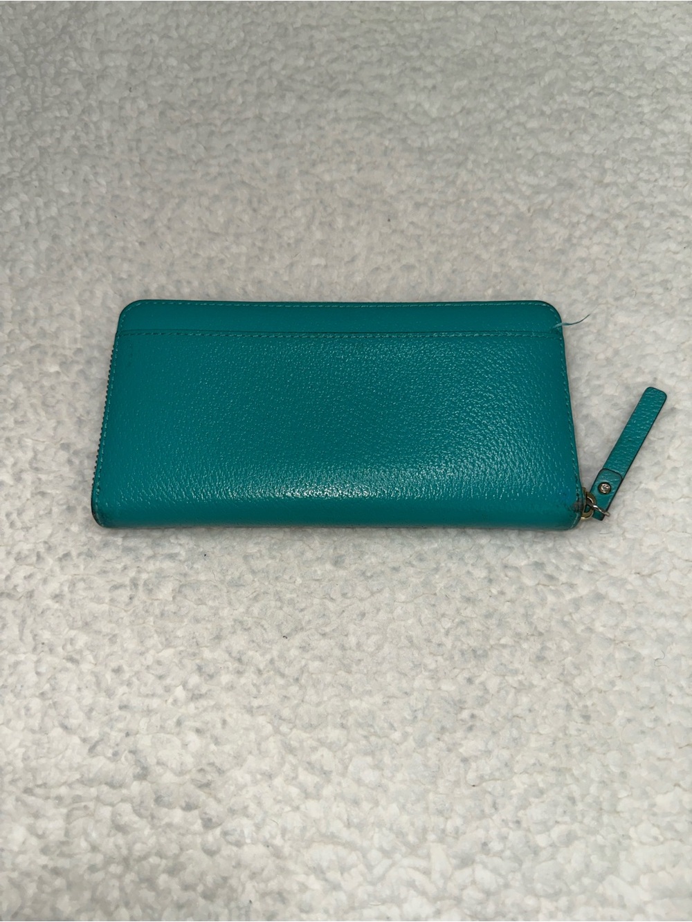 kate spade Teal Zip Around Wallet - Picture 2 of 5